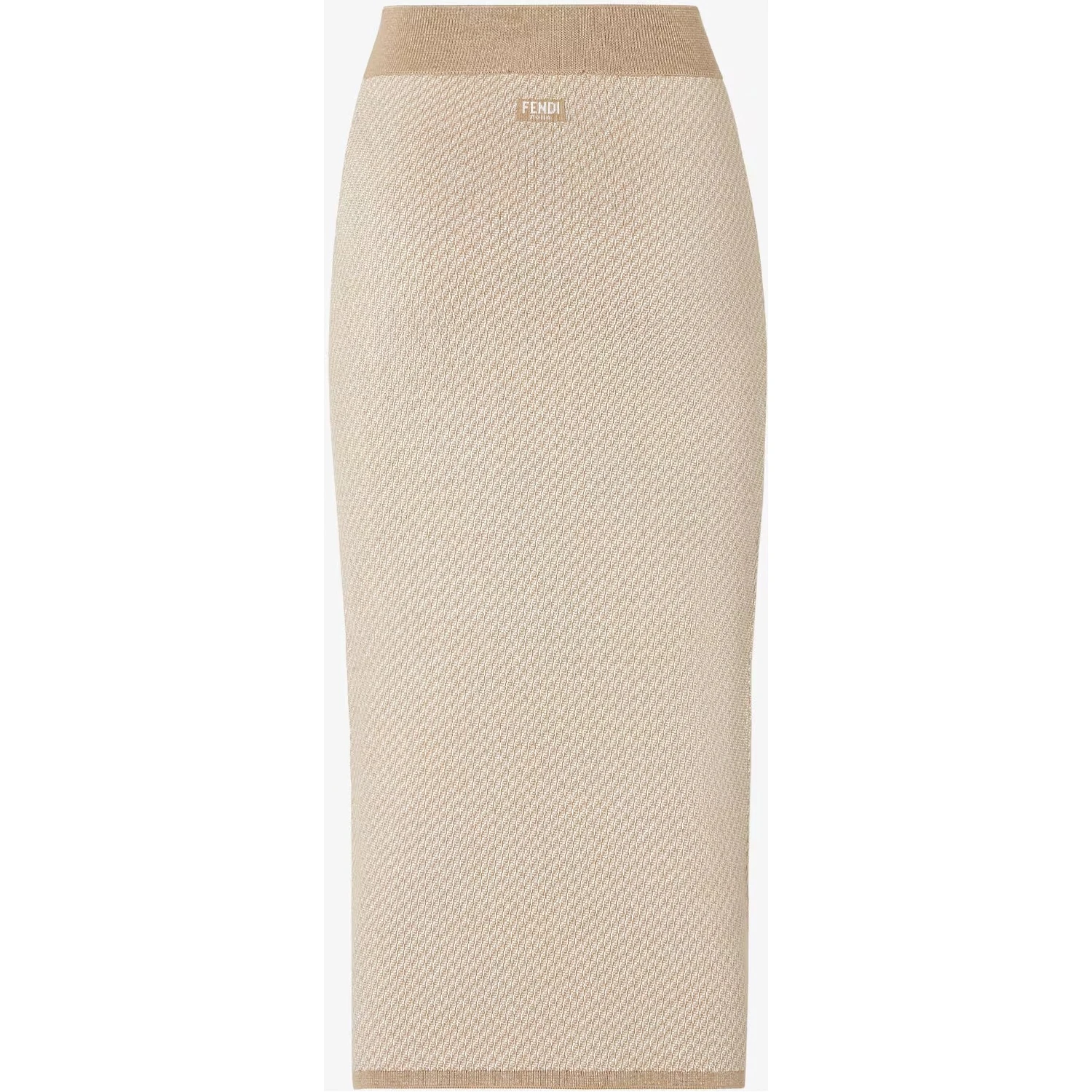 FF silk and cashmere skirt