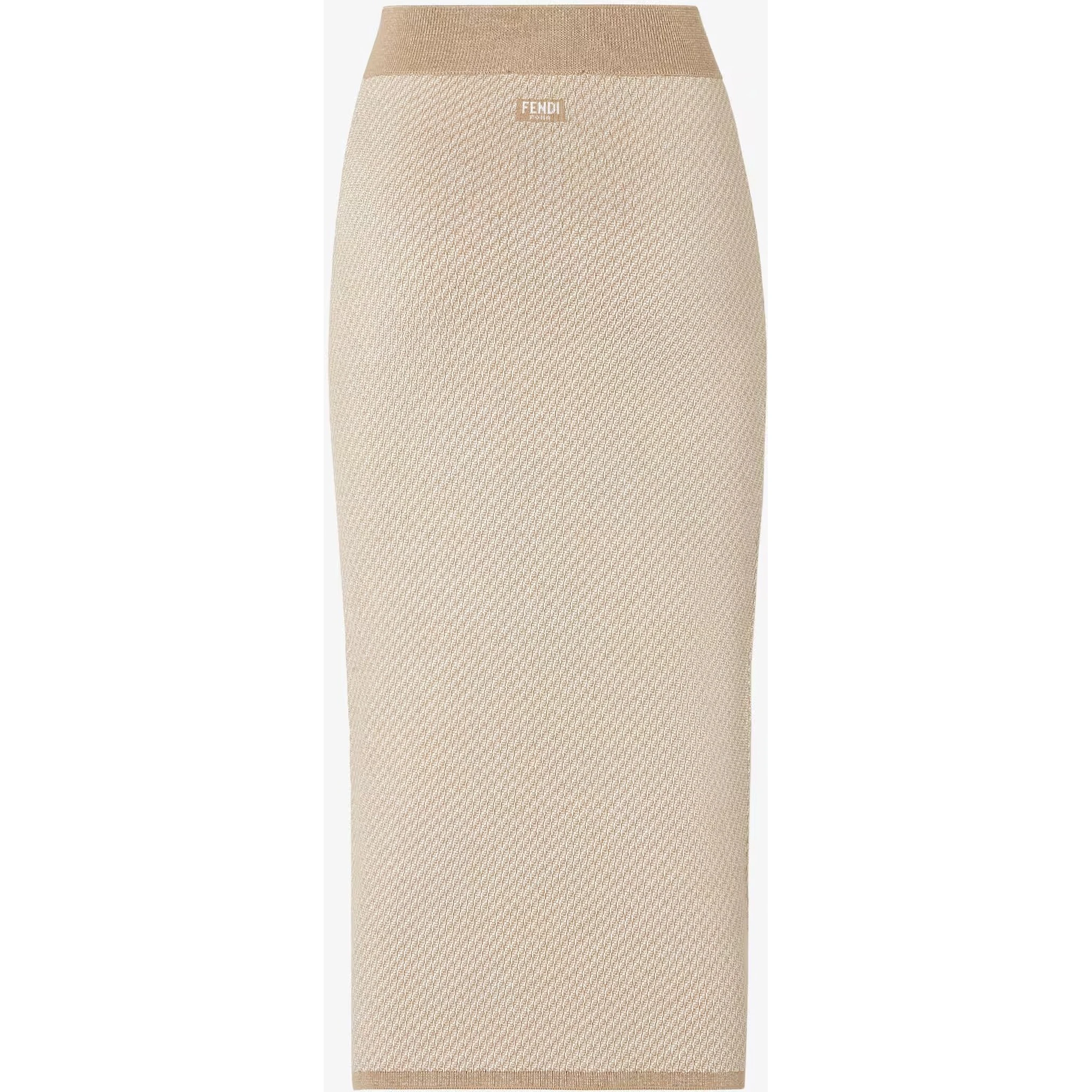 FF silk and cashmere skirt