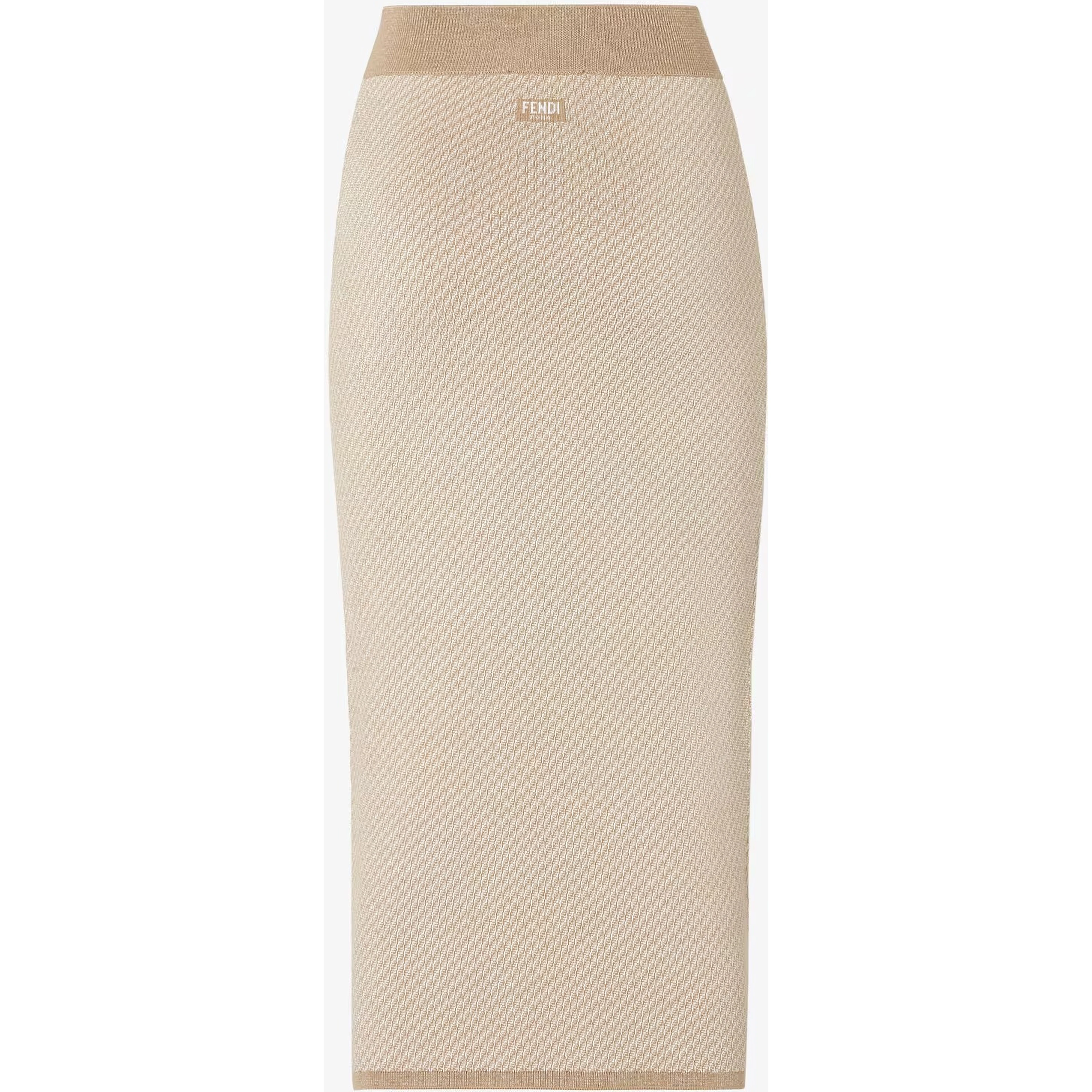 FF silk and cashmere skirt