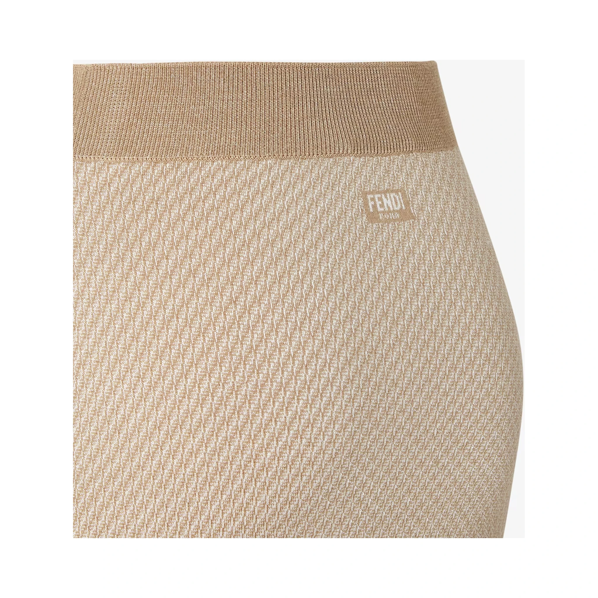 FF silk and cashmere skirt