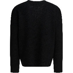 Wool cardigan with Fox Head