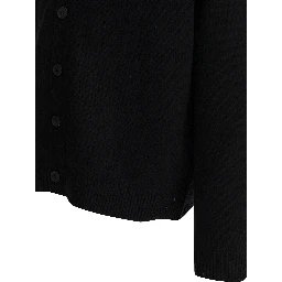 Wool cardigan with Fox Head