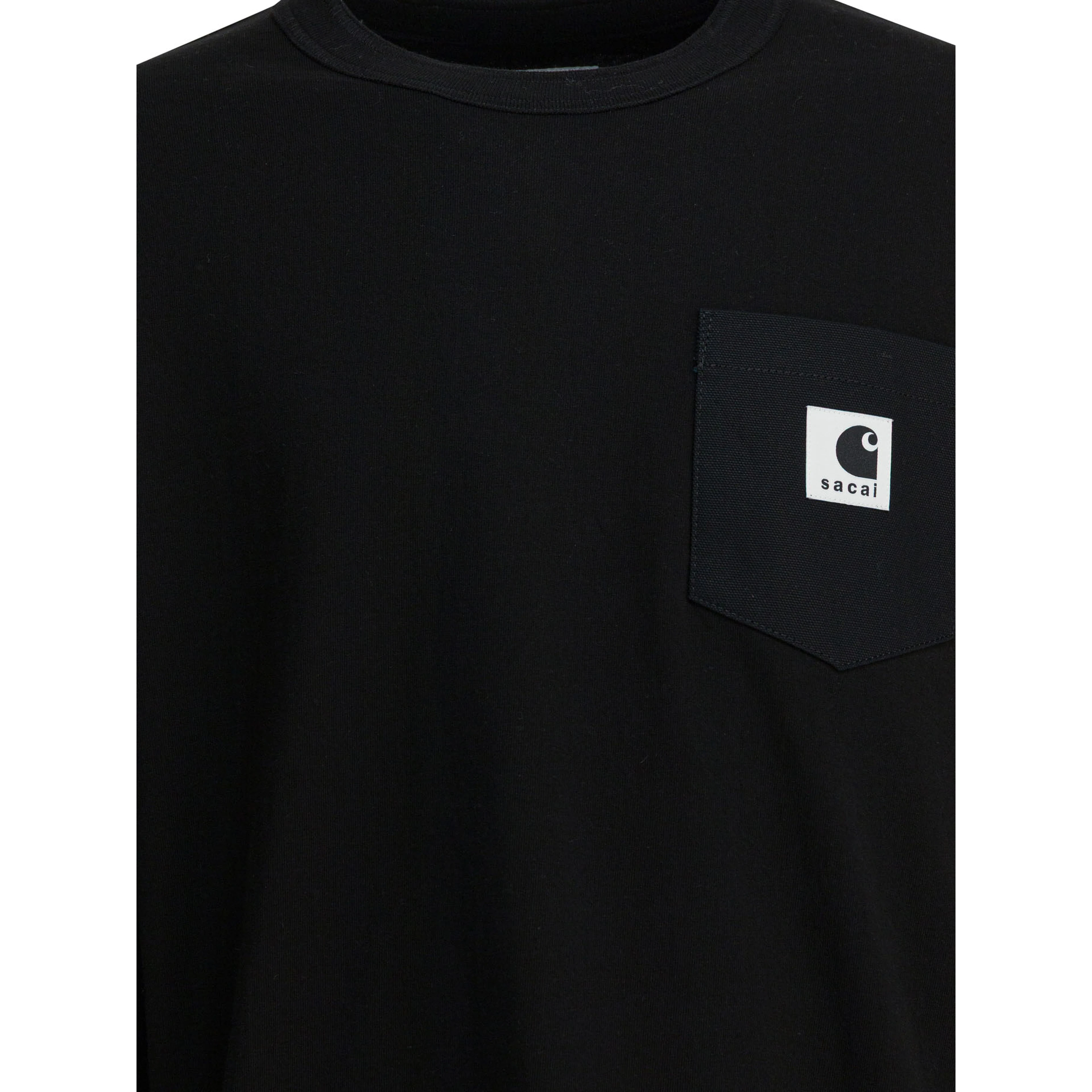تيشيرت برقبة دائرية من "Sacai x Carhartt WIP"