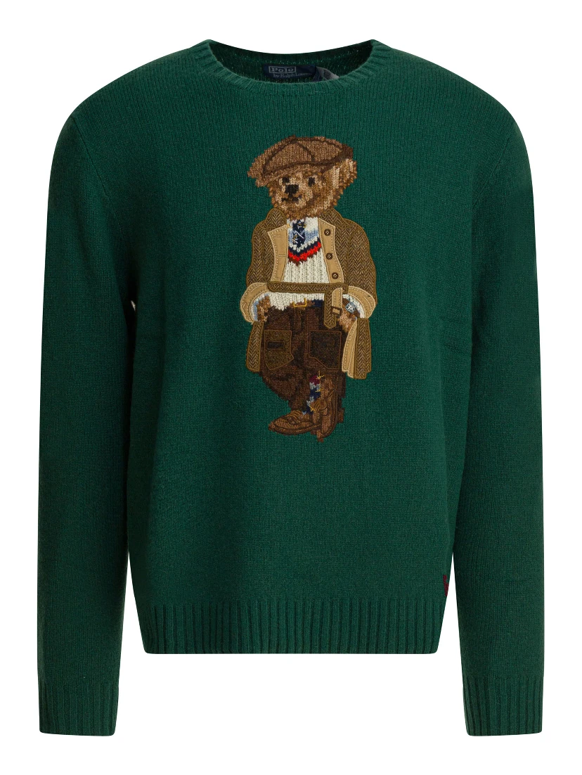 "Polo Bear" crewneck sweater