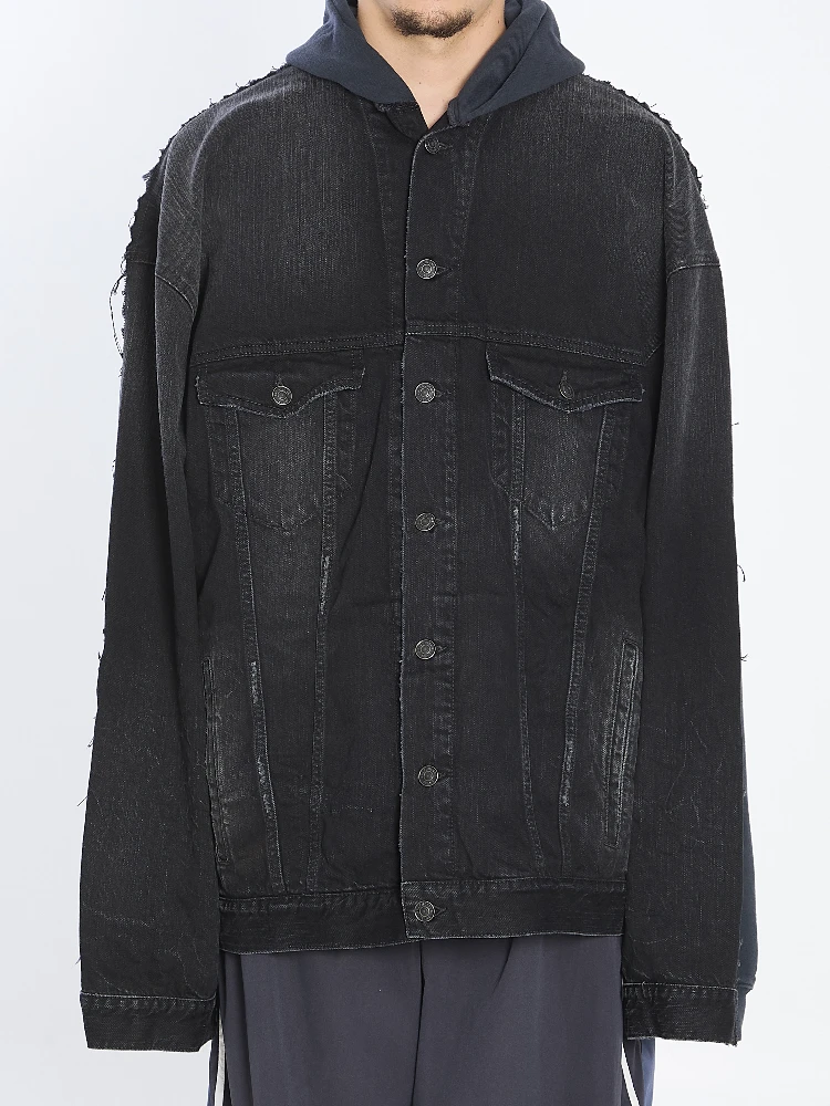 Oversized layered jacket