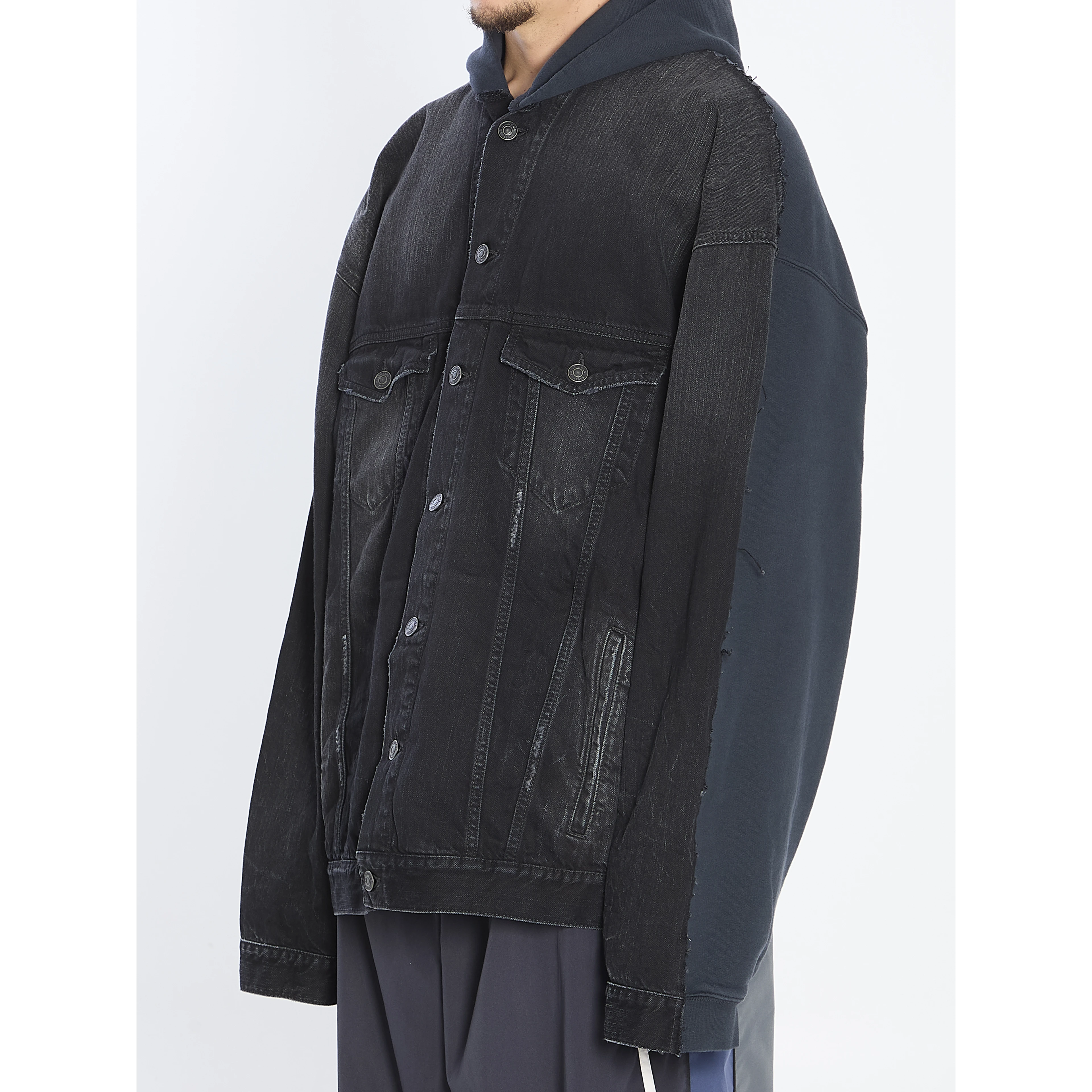 Oversized layered jacket