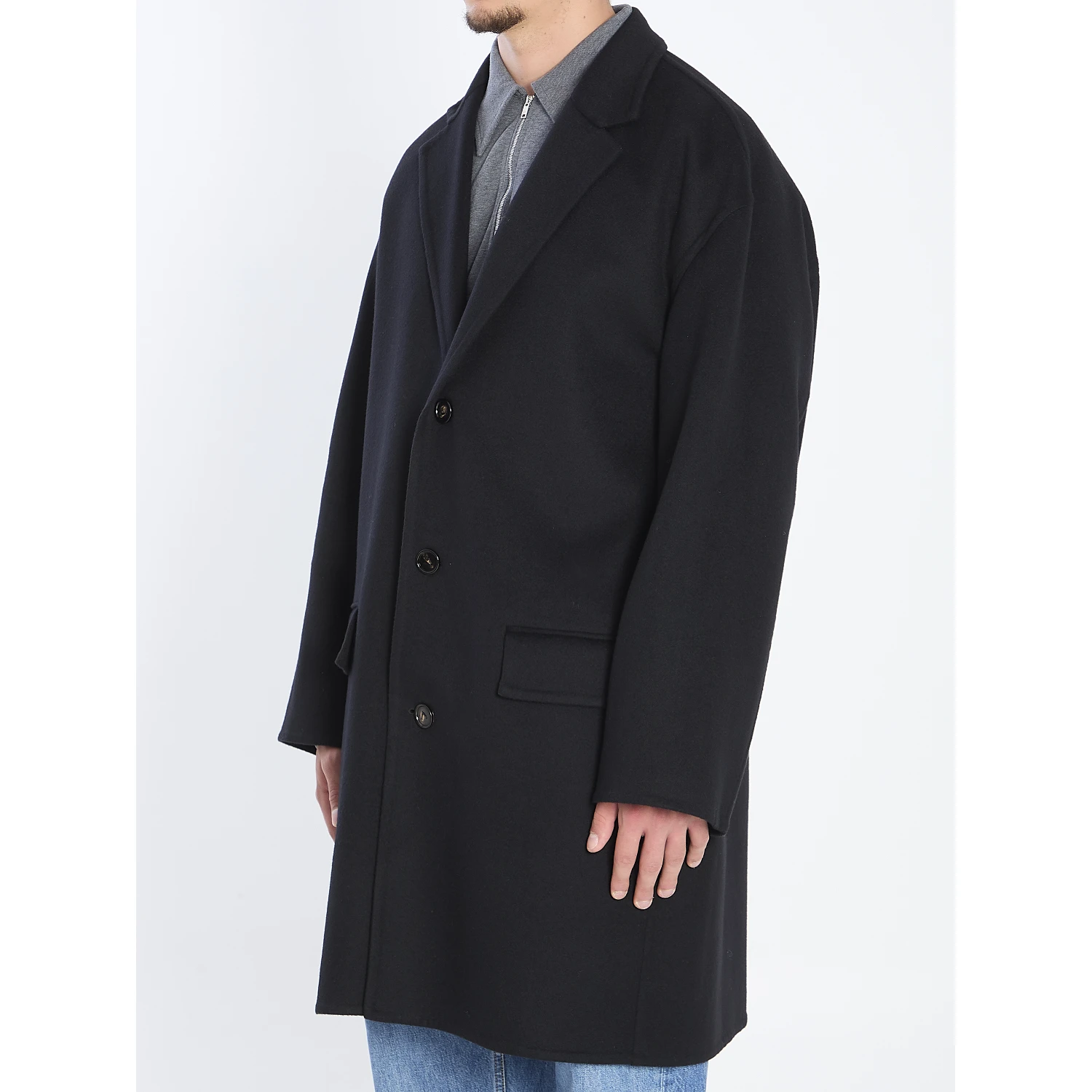 Midi wool coat