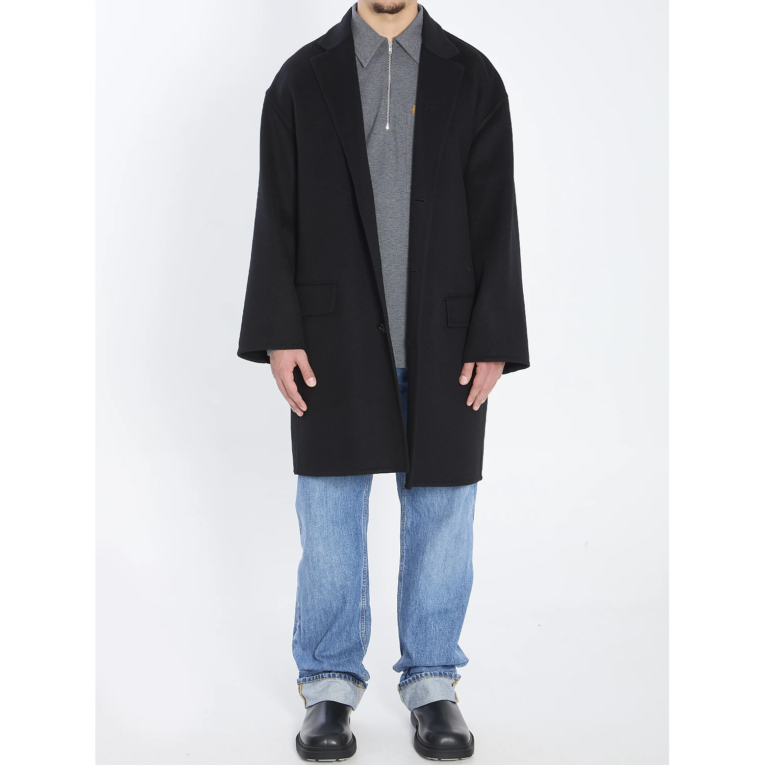 Midi wool coat