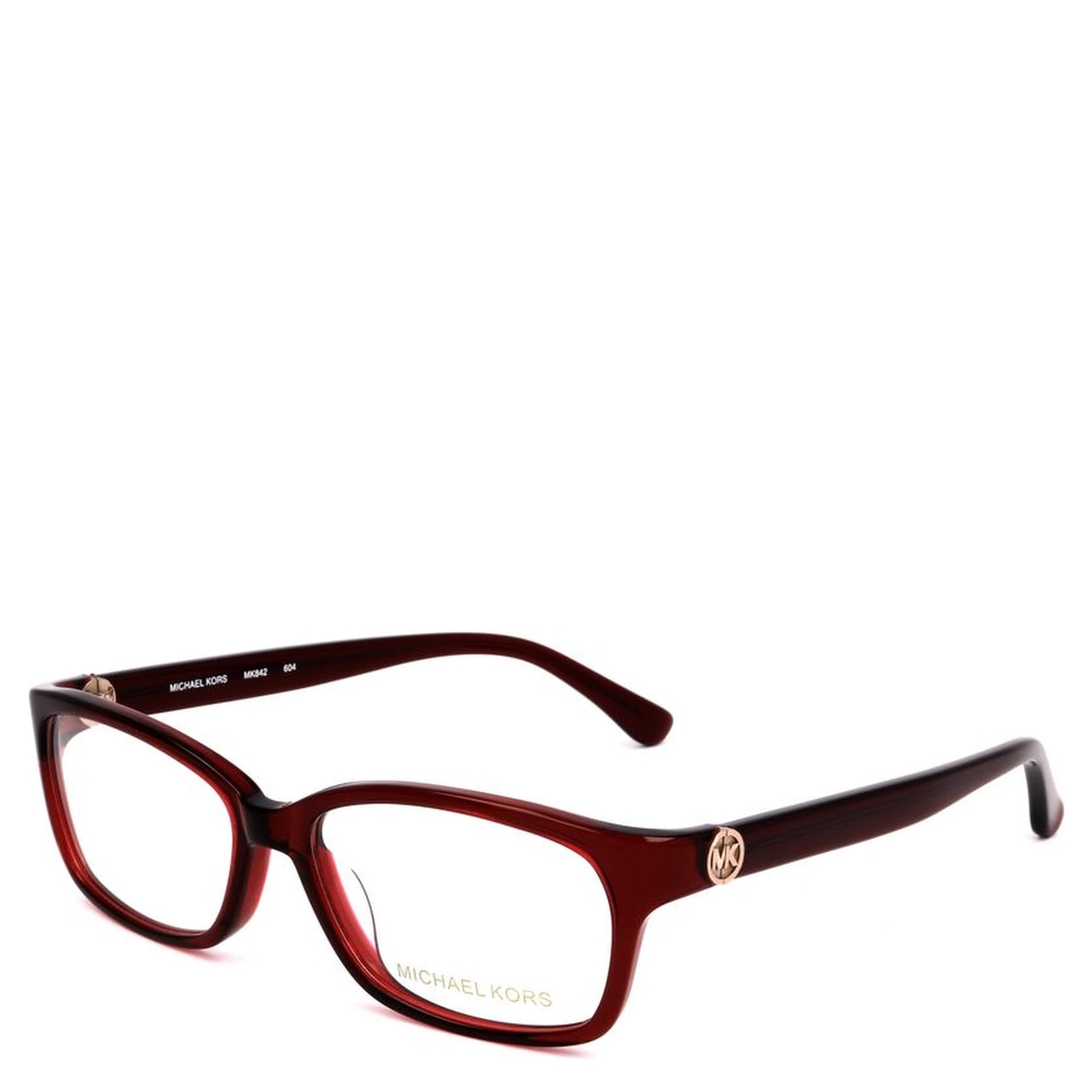 Burgundy Plastic Glasses (Frames)