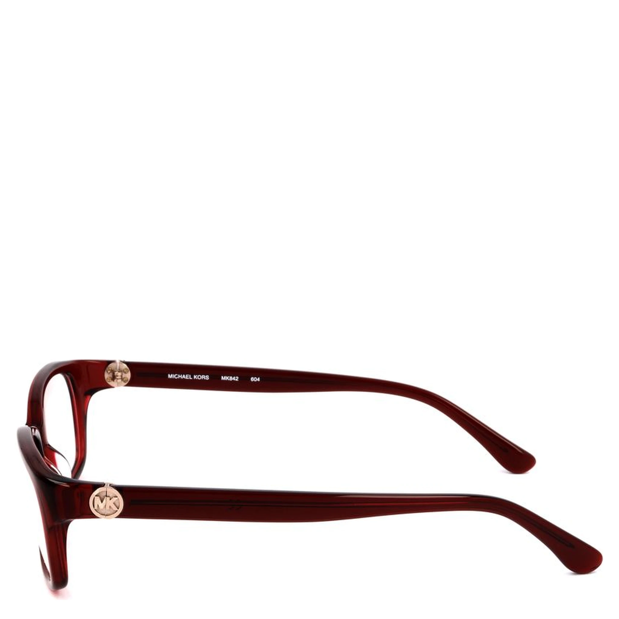 Burgundy Plastic Glasses (Frames)