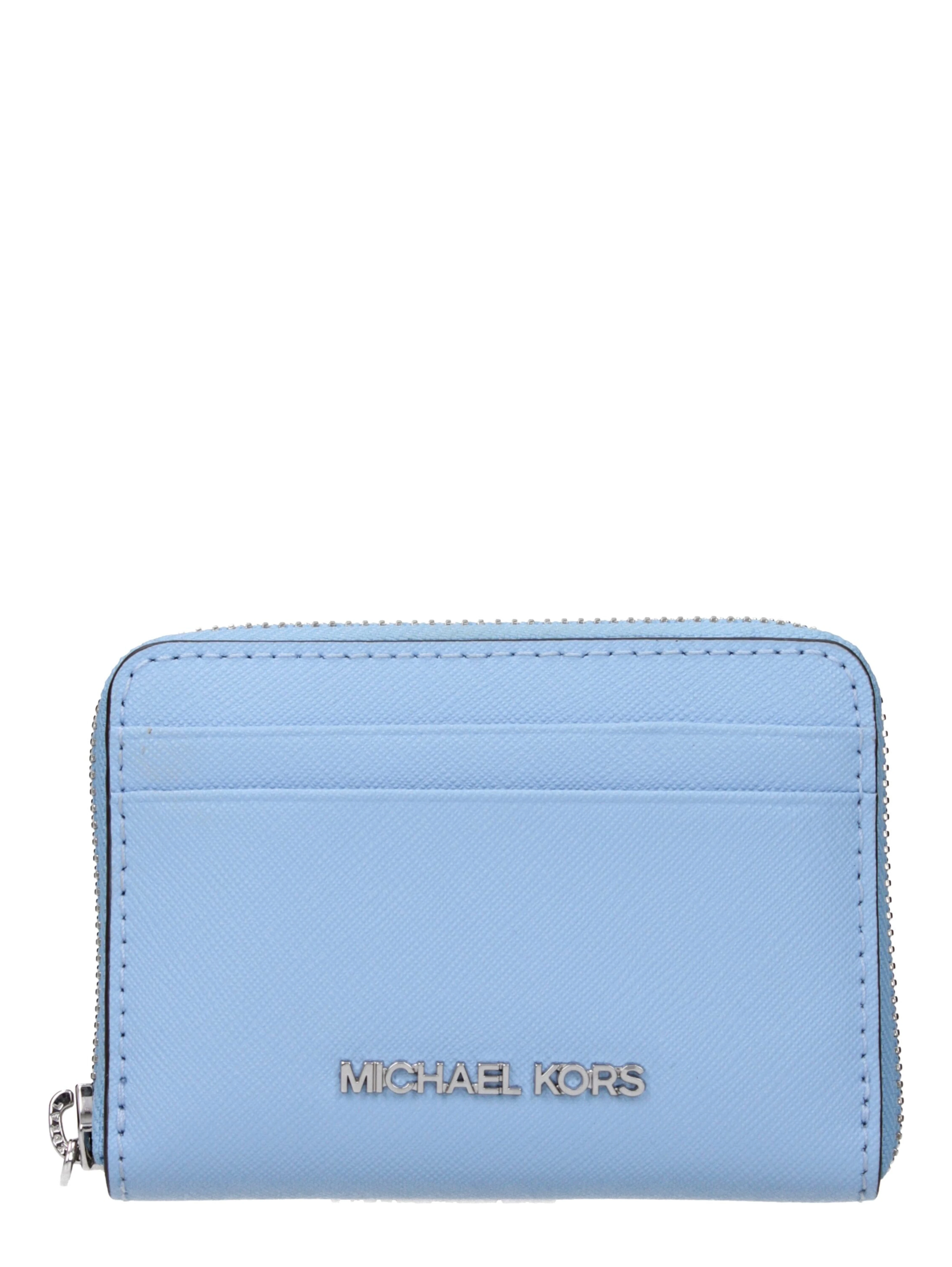 Light Blue Leather Cardholder
