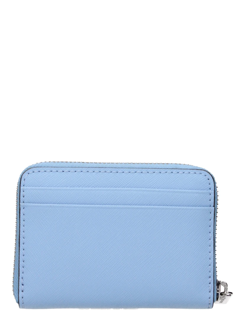 Light Blue Leather Cardholder