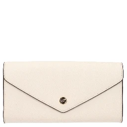 Beige Leather Wallet