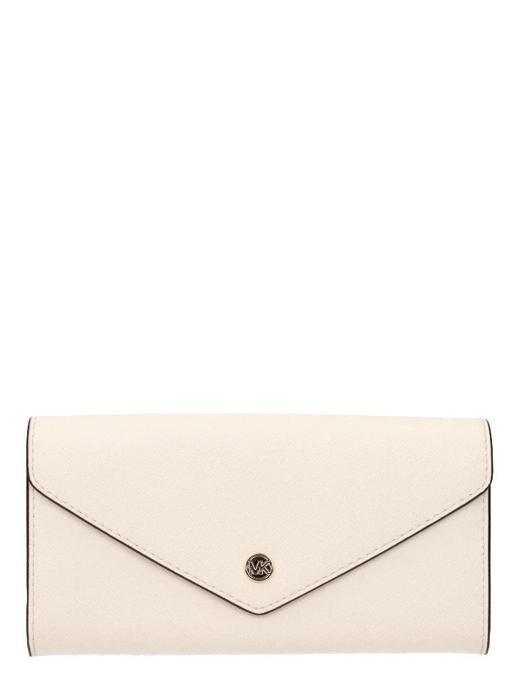 Beige Leather Wallet
