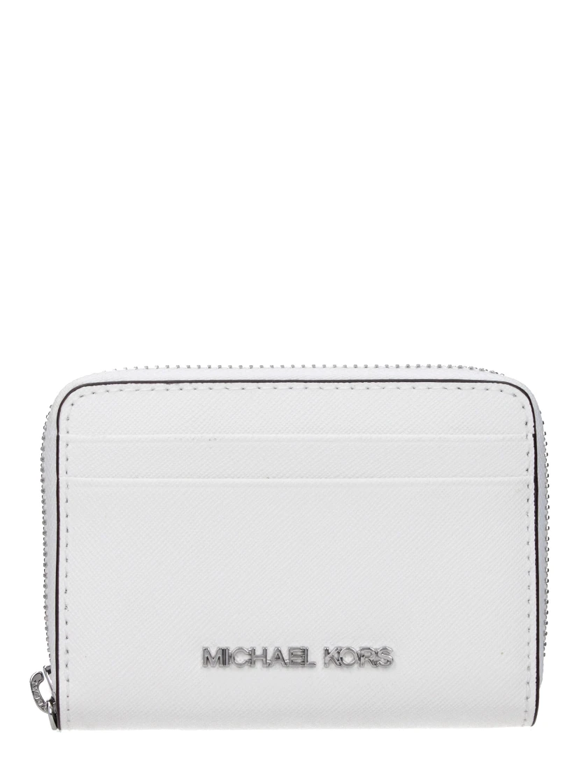 White Leather Cardholder