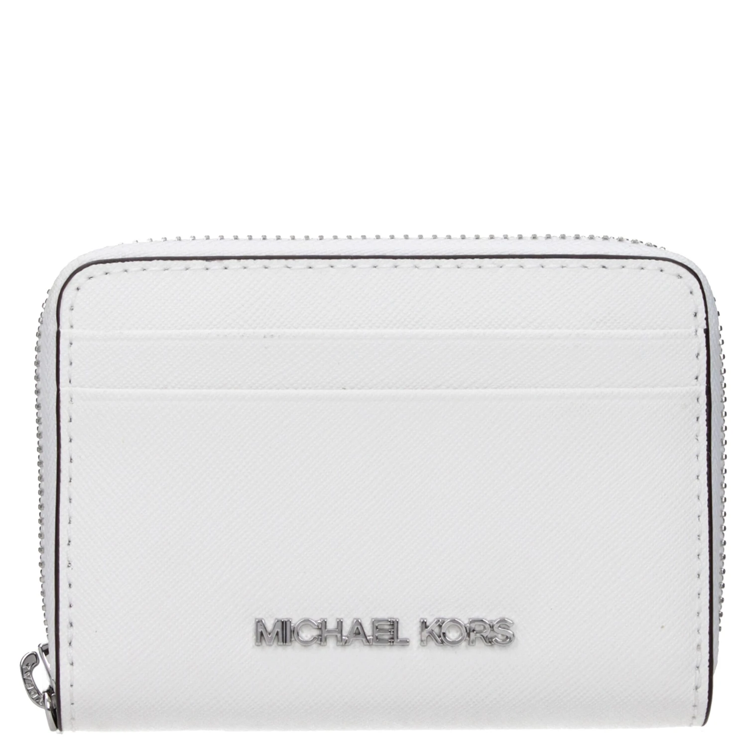 White Leather Cardholder