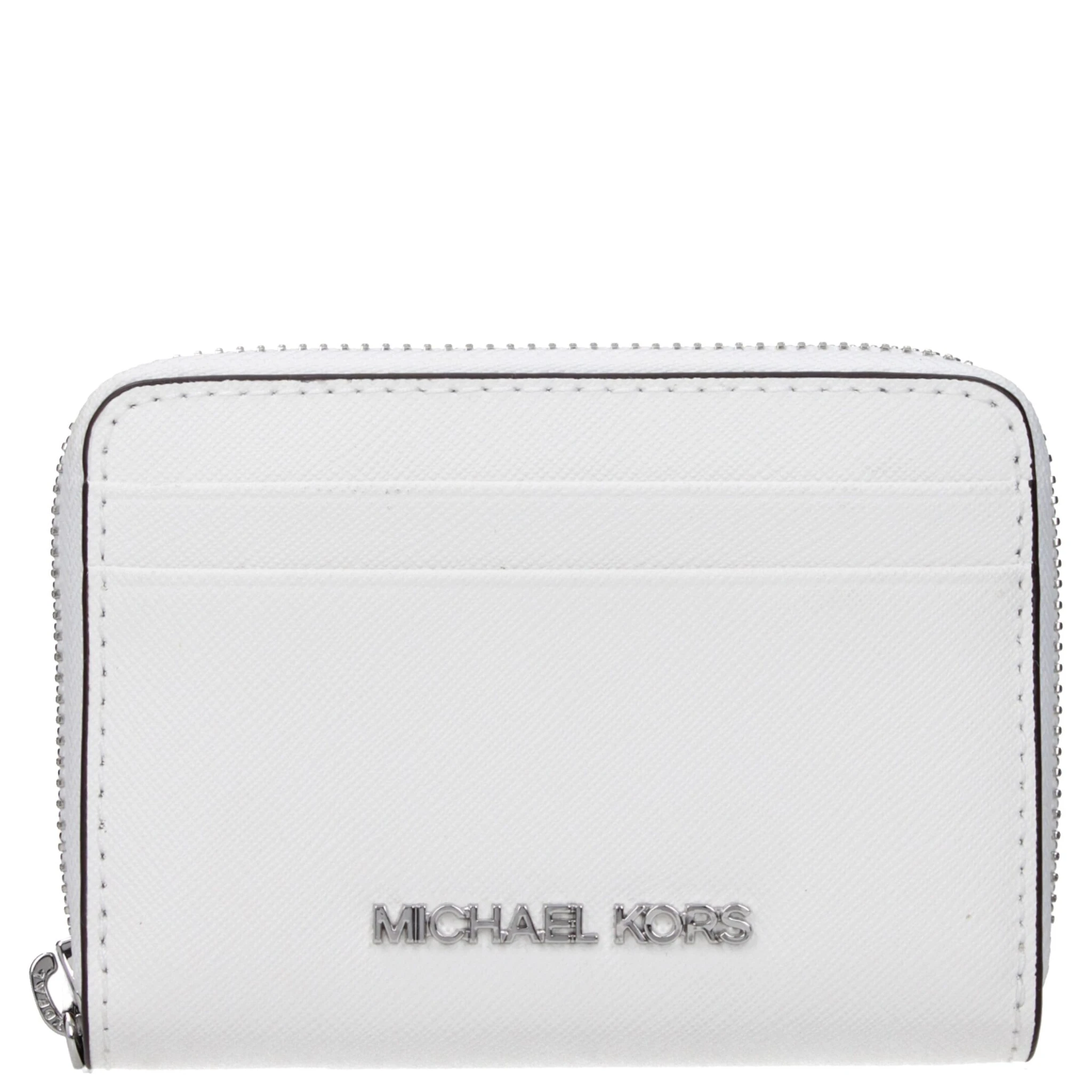 White Leather Cardholder