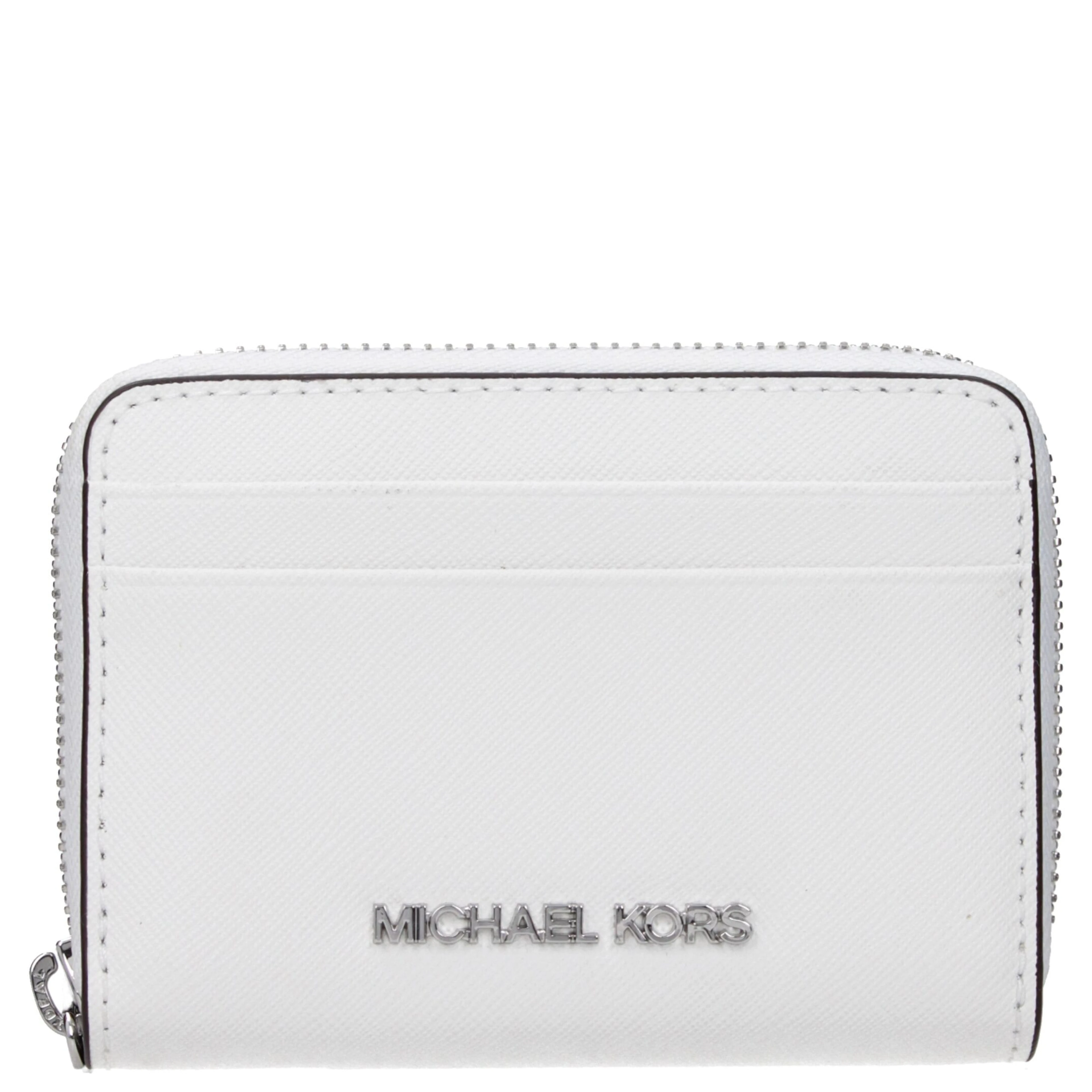White Leather Cardholder