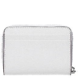 White Leather Cardholder