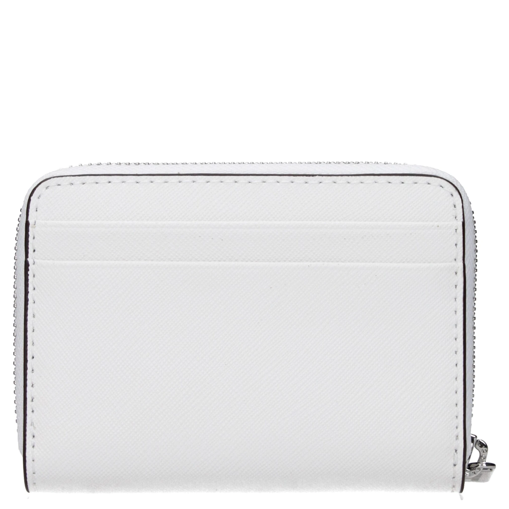 White Leather Cardholder