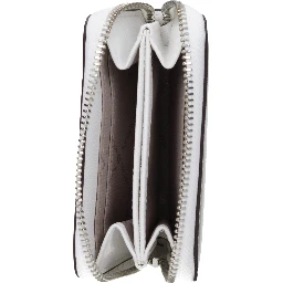 White Leather Cardholder
