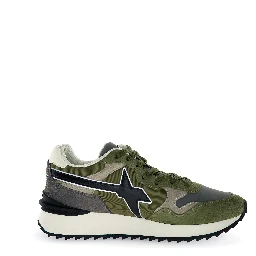Urban Adventure Sneakers With Chunky Ultra-light Sole And Technical Fabric Design