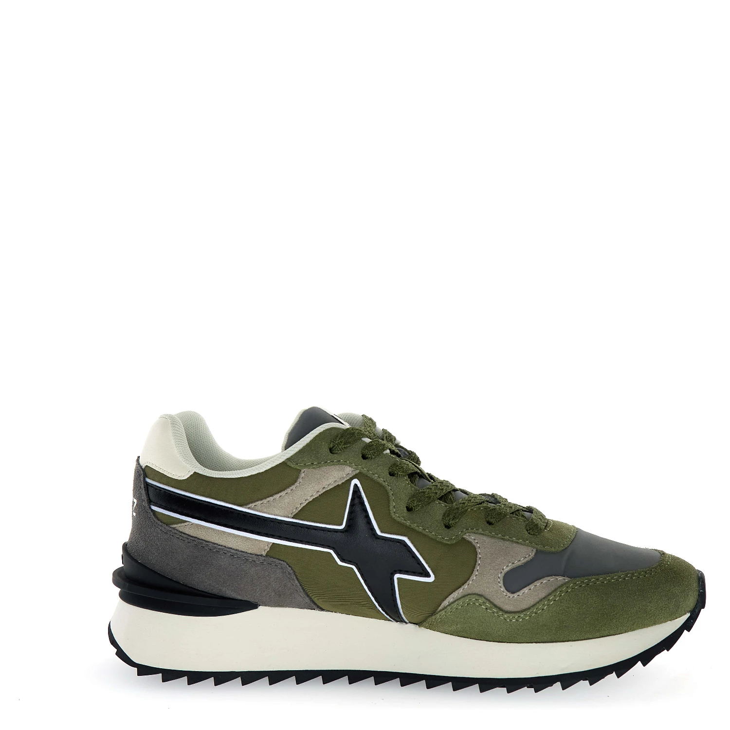 Urban Adventure Sneakers With Chunky Ultra-light Sole And Technical Fabric Design