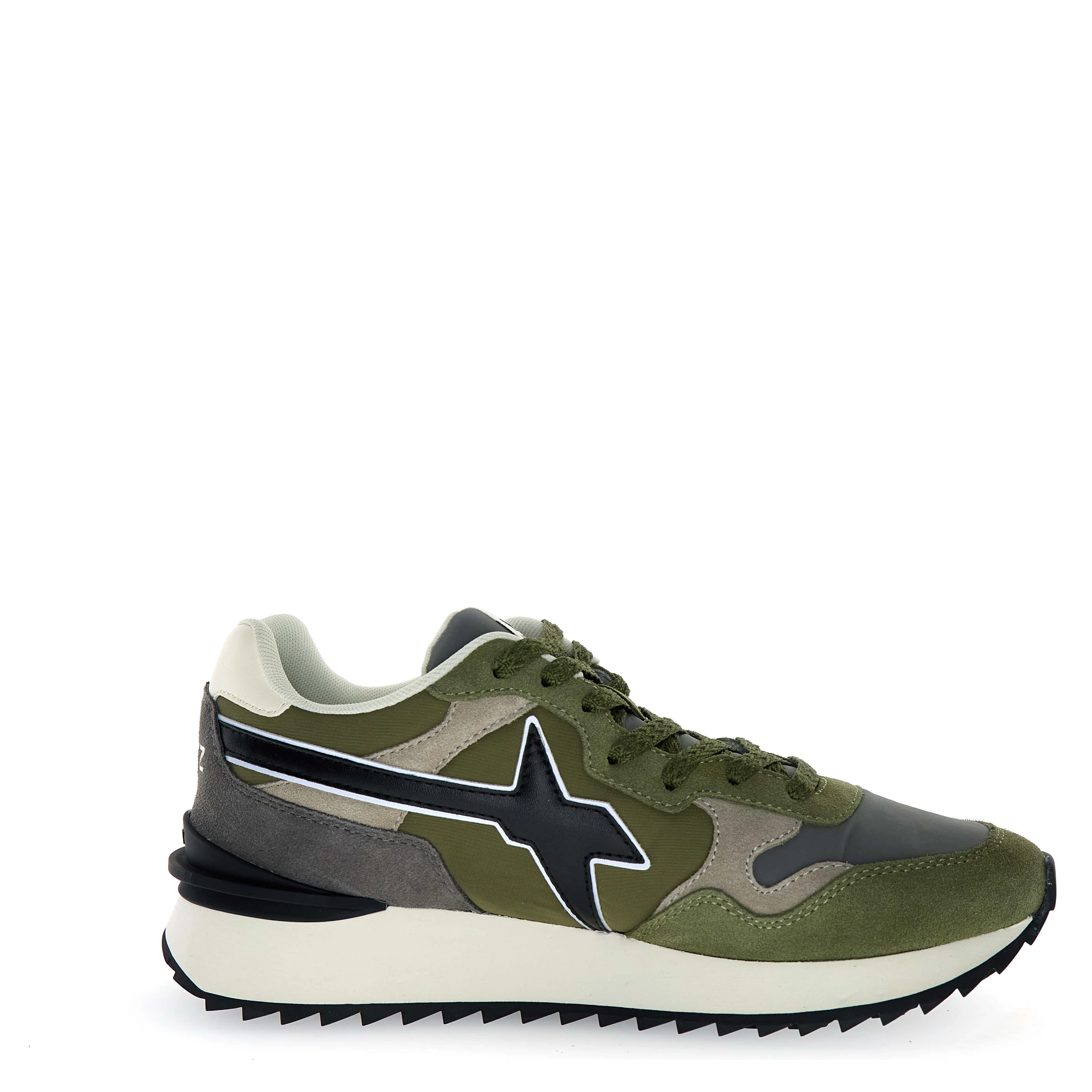 Urban Adventure Sneakers With Chunky Ultra-light Sole And Technical Fabric Design