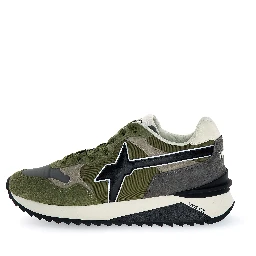 Urban Adventure Sneakers With Chunky Ultra-light Sole And Technical Fabric Design
