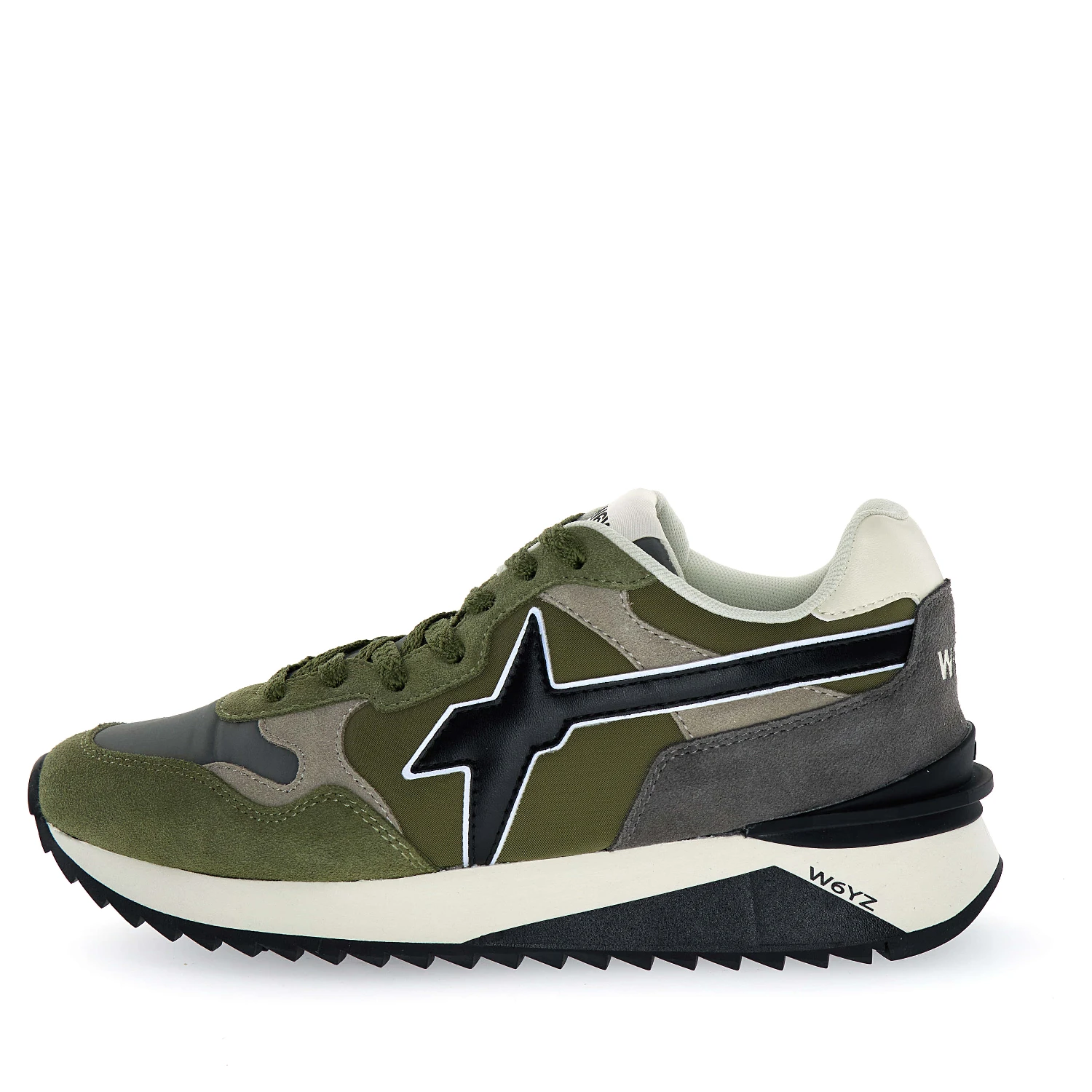 Urban Adventure Sneakers With Chunky Ultra-light Sole And Technical Fabric Design