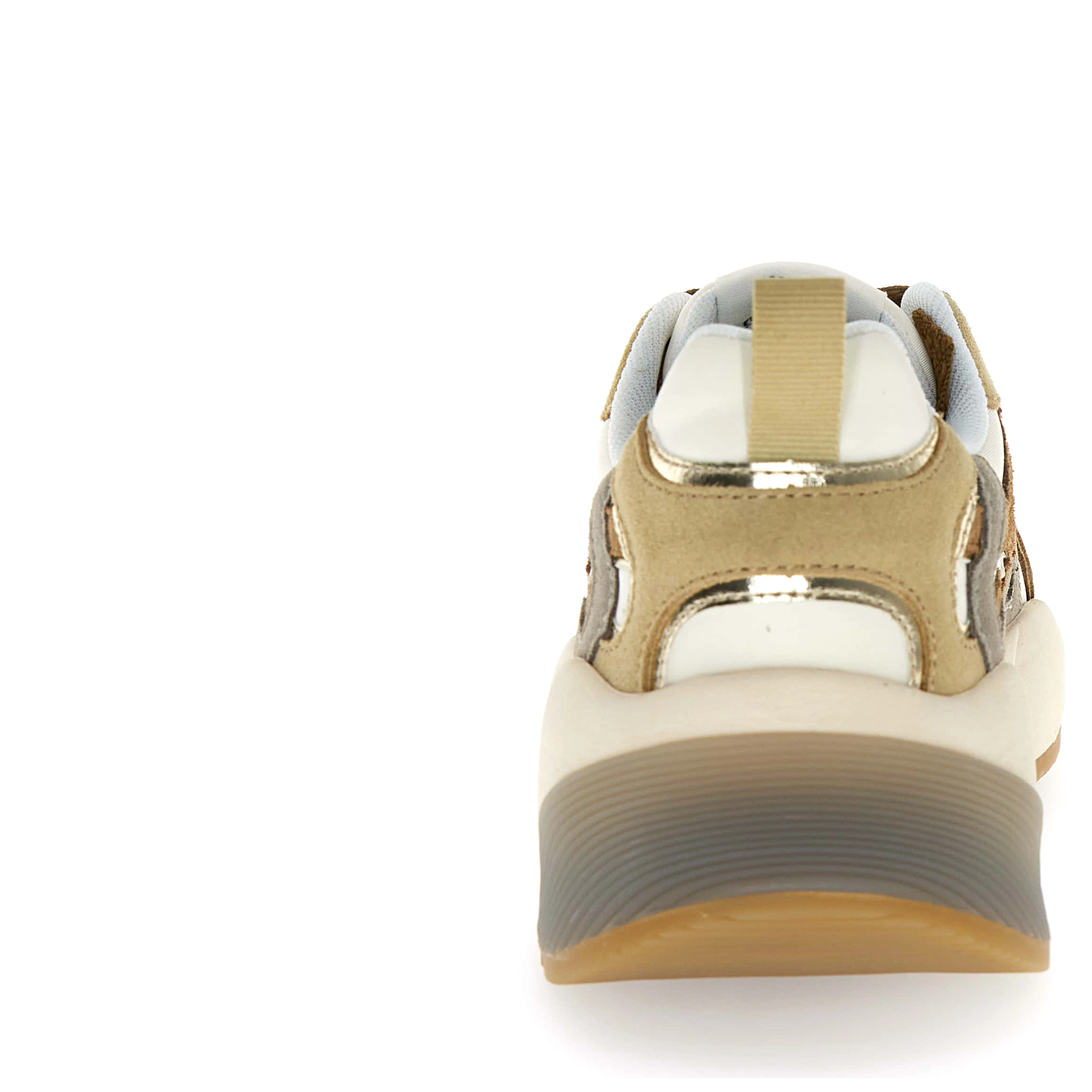 Fantasy Sneakers With Suede And Technical Fabric Construction And Dual Compound Rubber Sole In Multicolor