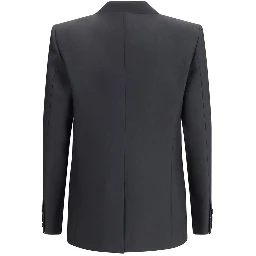 Black Polyester Coat