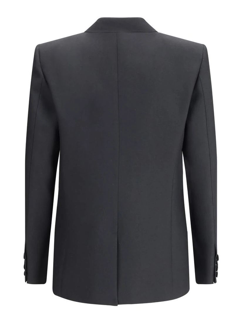 Black Polyester Coat