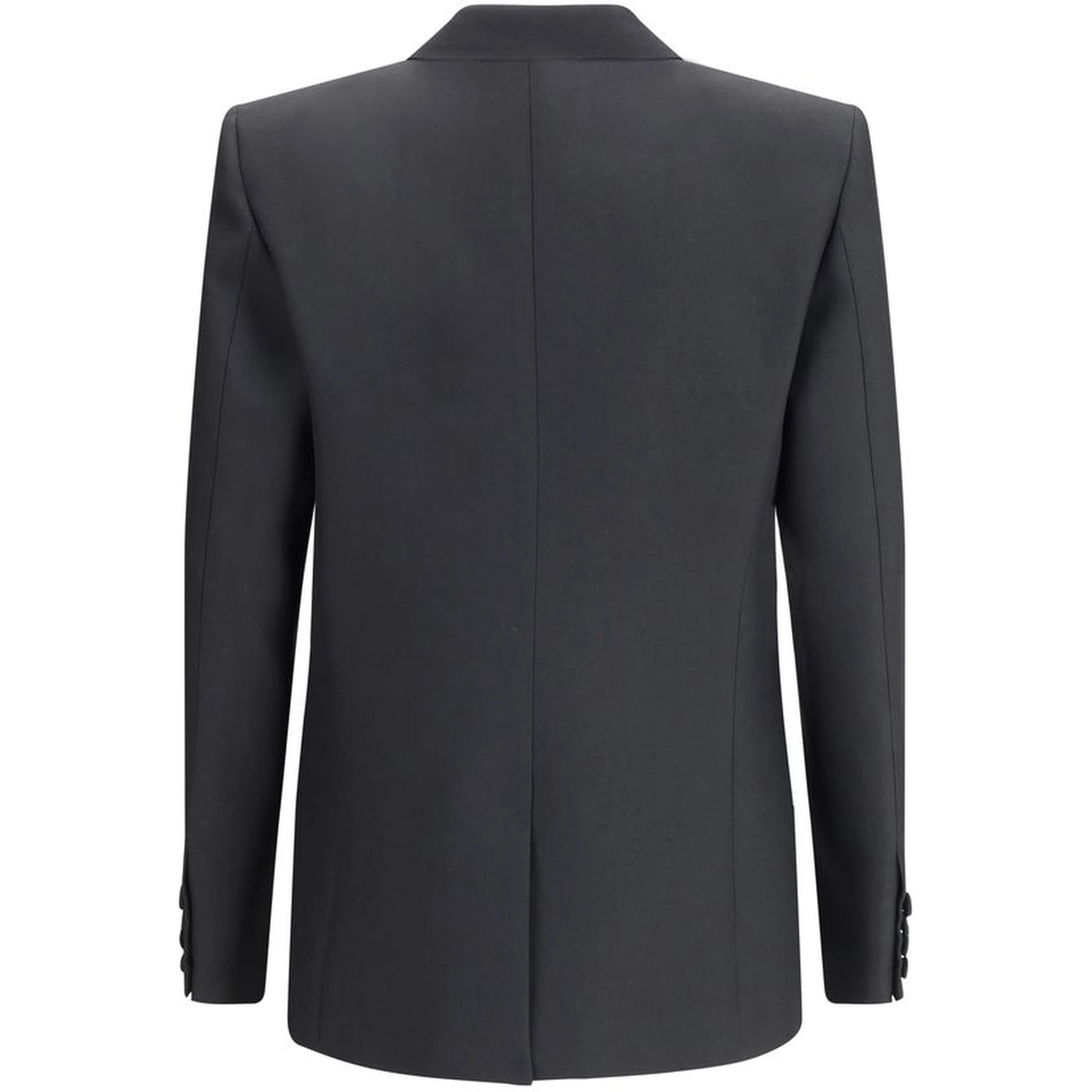 Black Polyester Coat