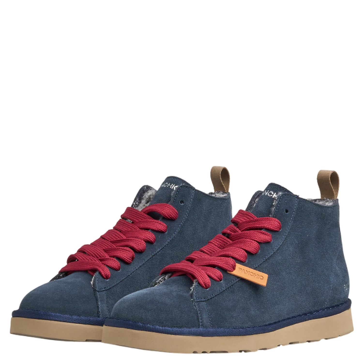 lace-up suede boots