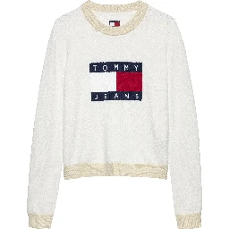 TOMMY JEANS  Sweaters White