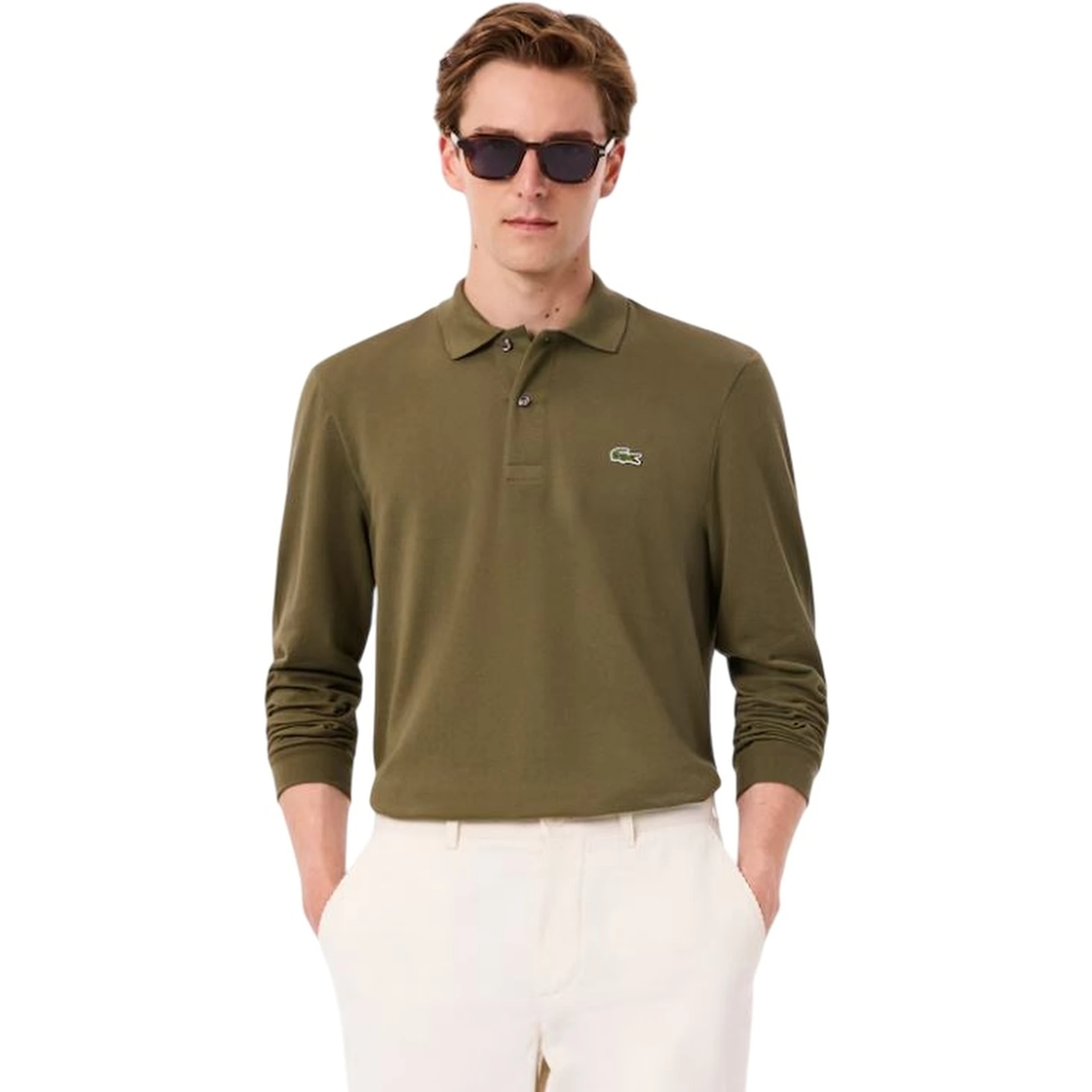 Lacoste T-shirts and Polos Green