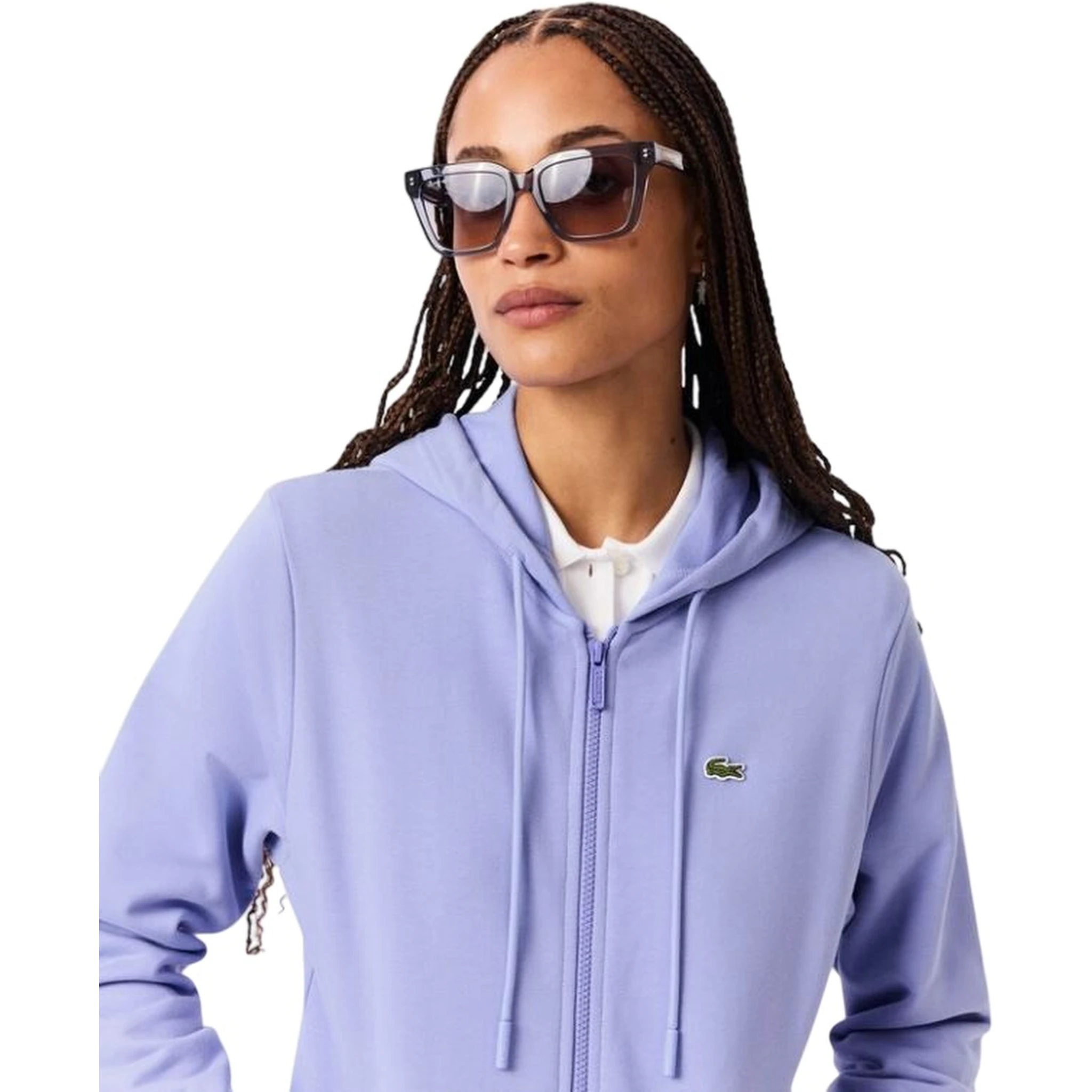 كنزات لاكوست زرقاء صافية