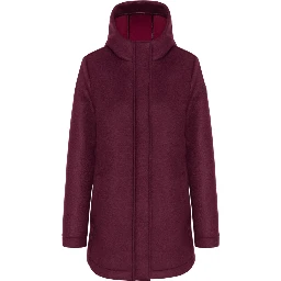hooded short coat