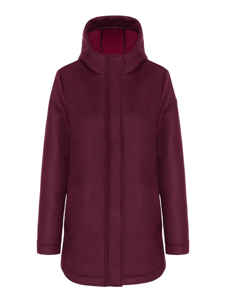 hooded short coat