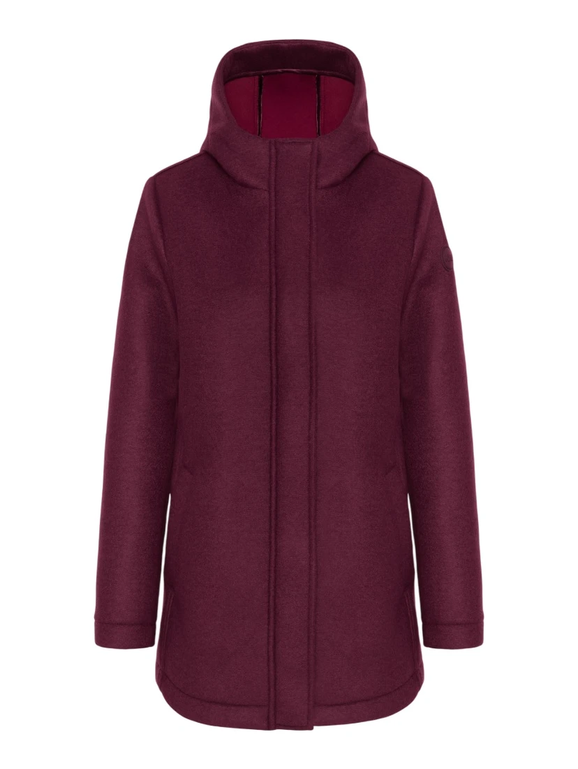 hooded short coat