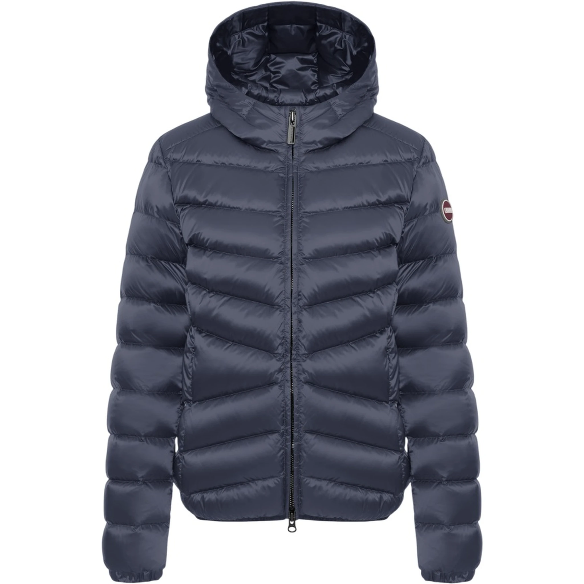 hooded quilted jacket