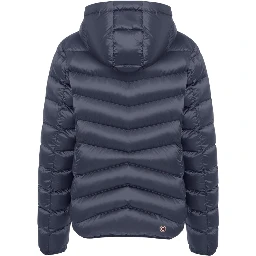 hooded quilted jacket