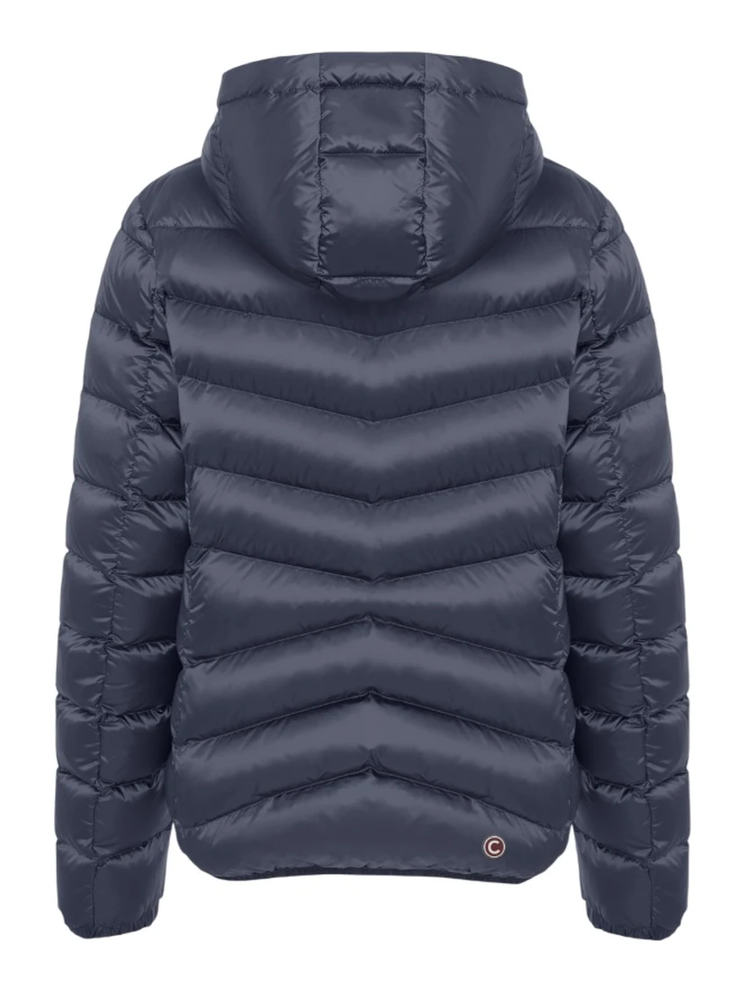 hooded quilted jacket