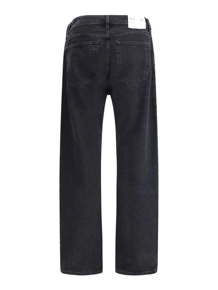 Black Cotton Straight-Leg Jeans alternative