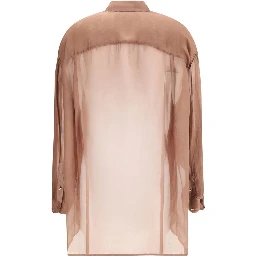 Bordeaux Silk Blouse