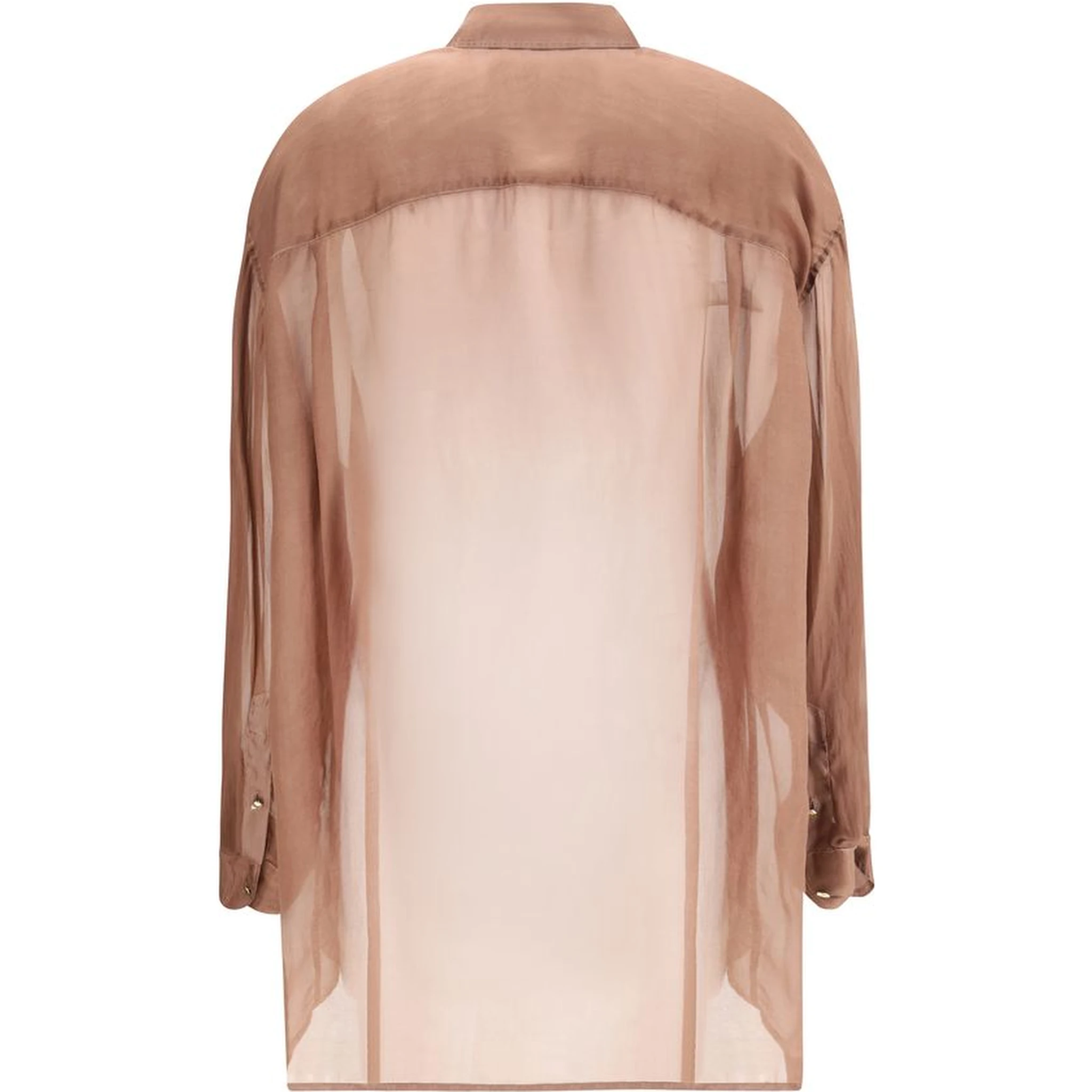 Bordeaux Silk Blouse