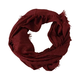 Red DG Crown Cashmere Silk Shawl Fringe Wrap Scarf