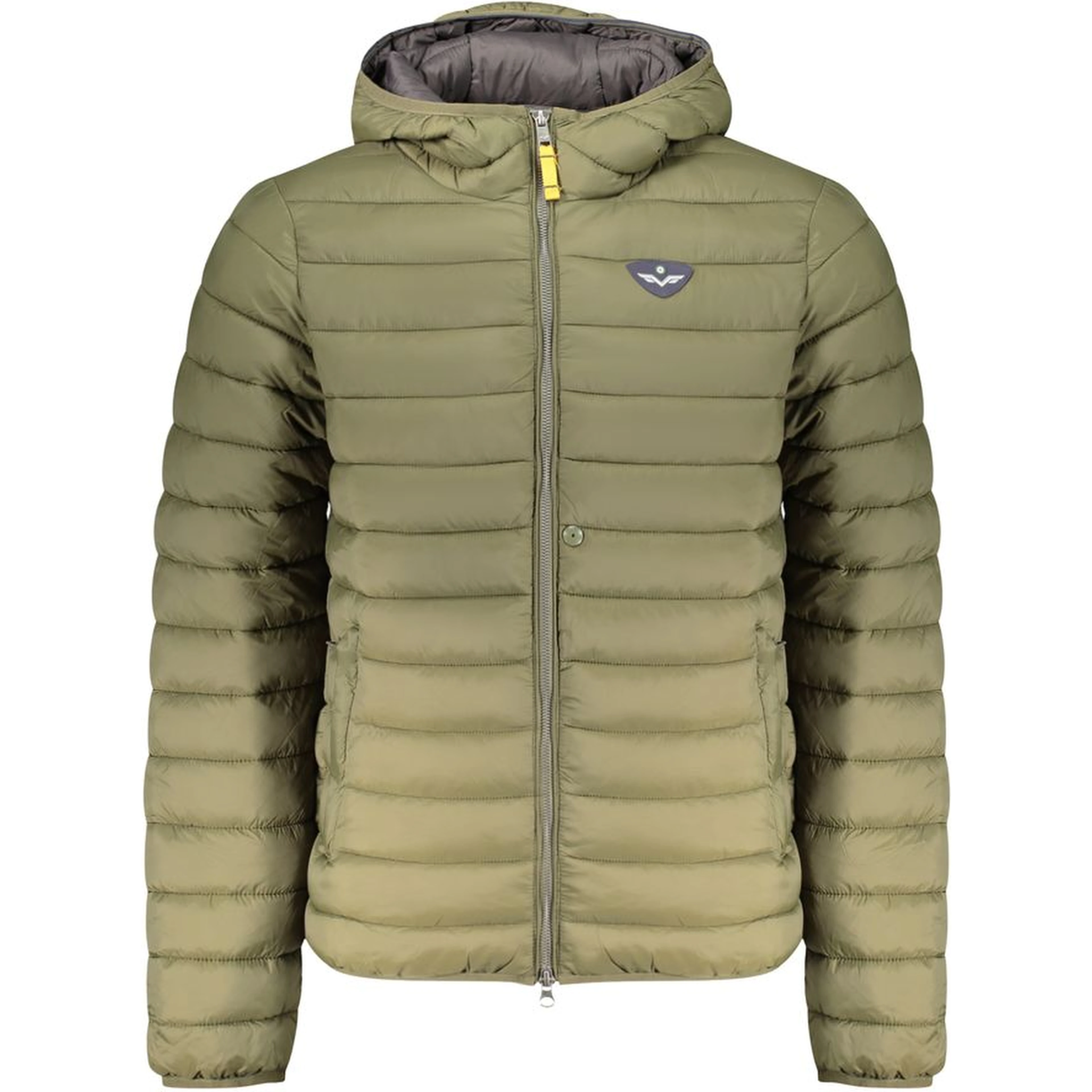 Green Polyamide Men Jacket