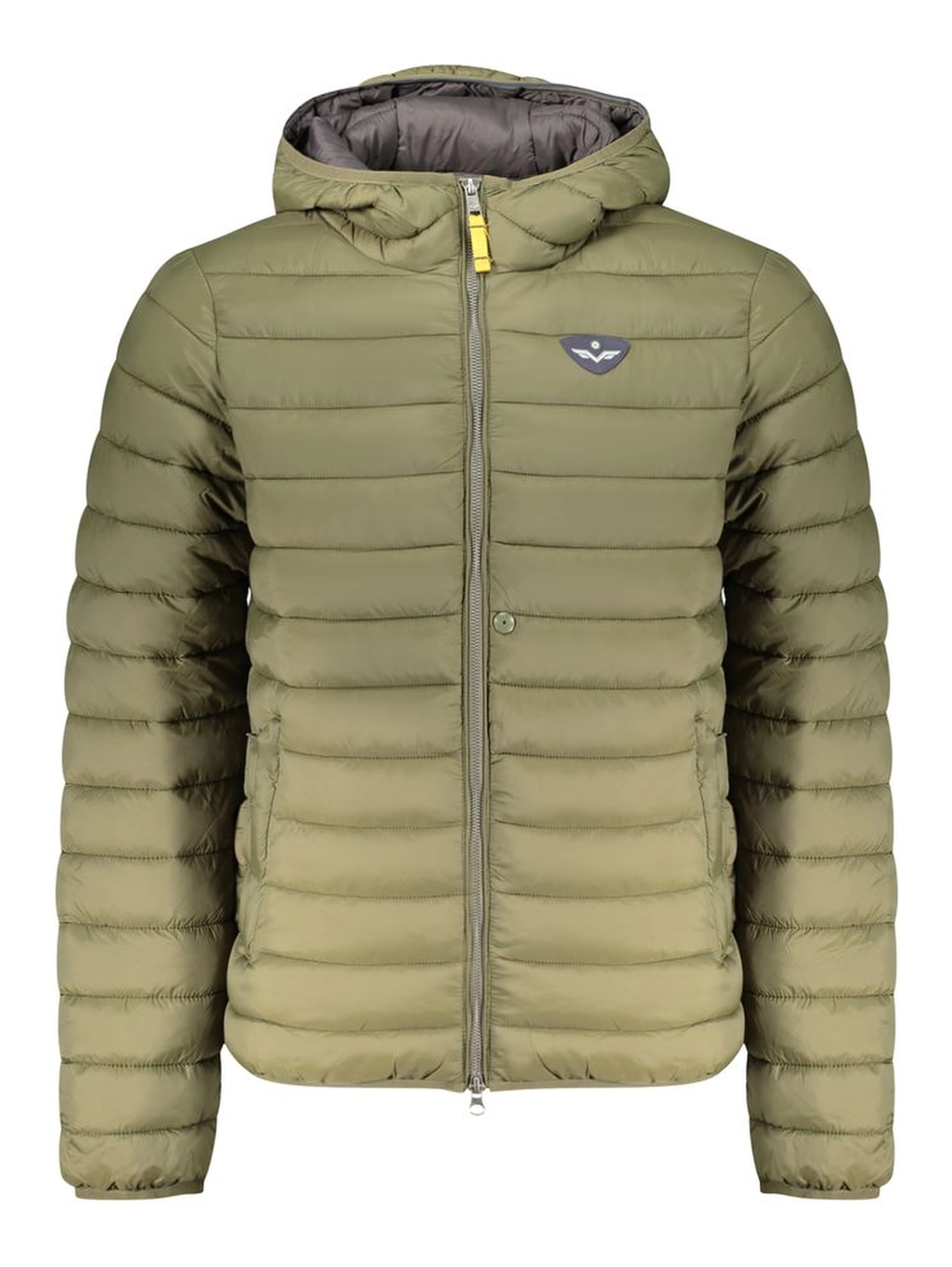 Green Polyamide Men Jacket